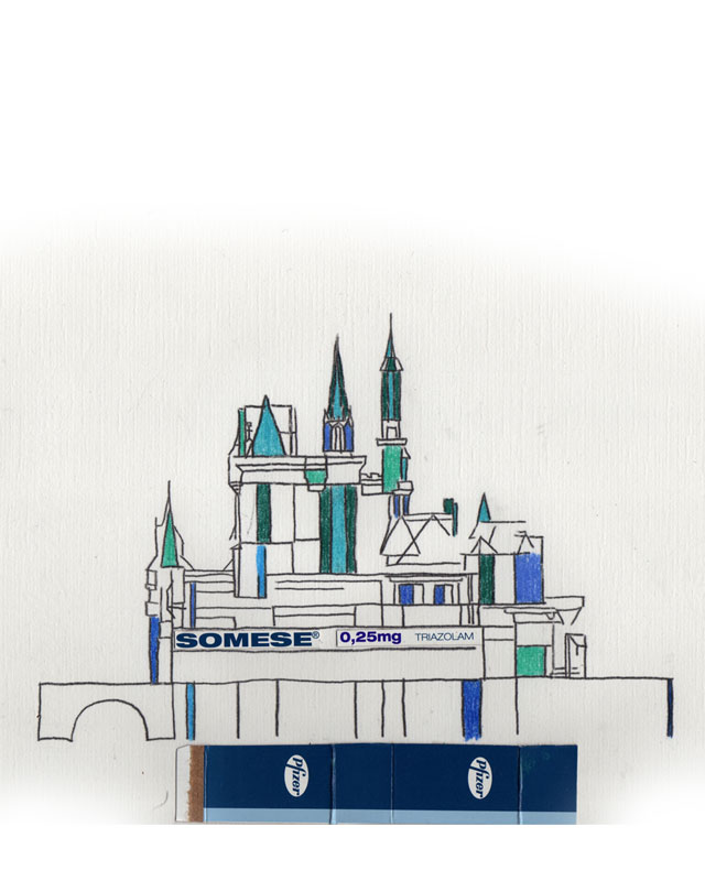 Cinderella Castle Drawings
