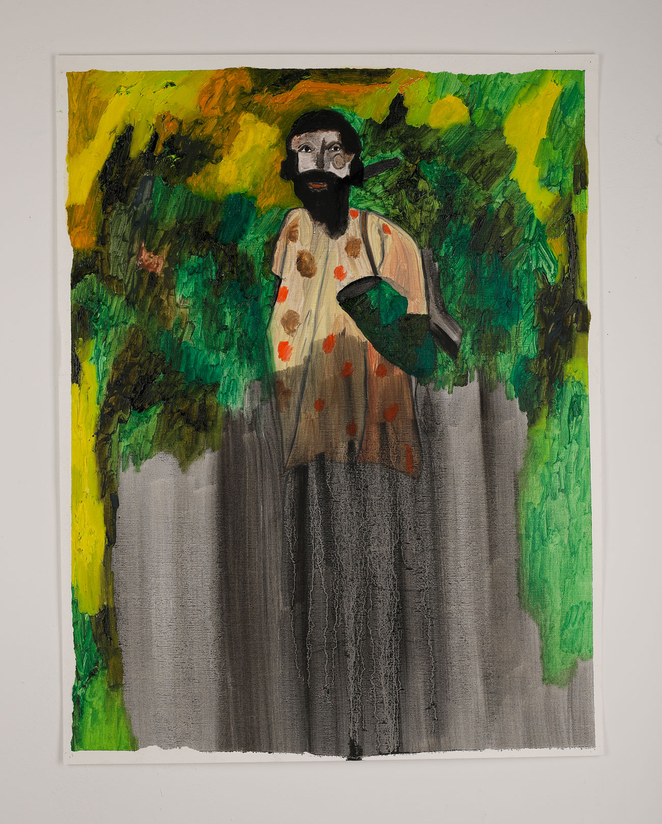 Peter Doig, 2018 - Oil on paper 65 x 50 cm